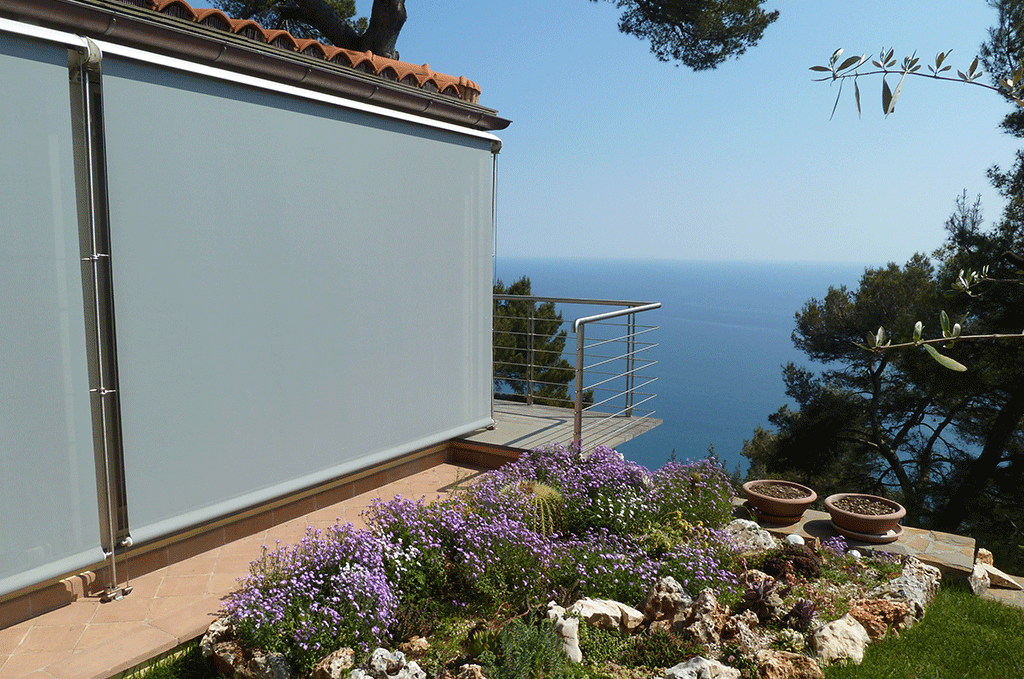 Tenda per balconi a caduta verticale X2